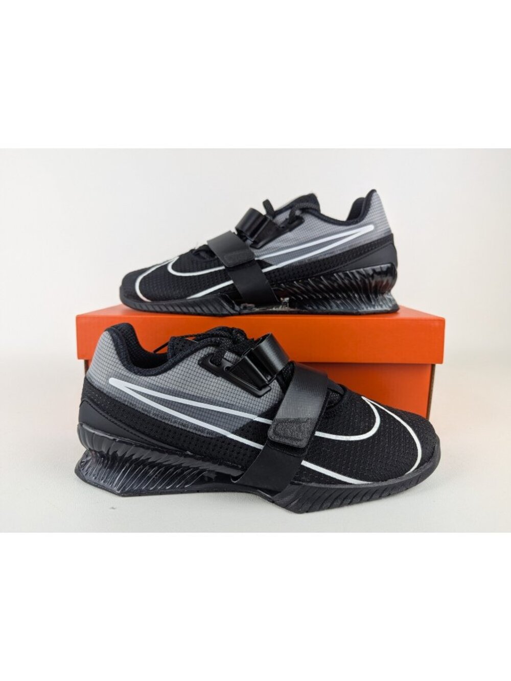 Nike Romaleos 4 Weightlifting Shoes Black White Men's Size 10.5 NIB